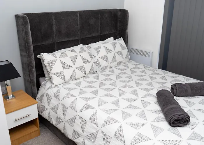 Elegant 1-bed By Victoria Stn & Ao Arena-sleeps 4 아파트 맨체스터