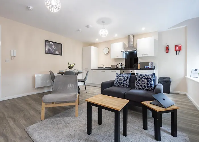 Manchester - 1 Bed Apartment - Free Parking - Fast Wi Fi By Av Hughes Properties アパート マンチェスター