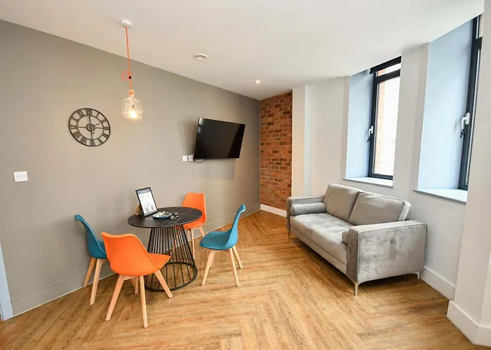 Apartmán Spacious 2bed Flat W Security Manchester