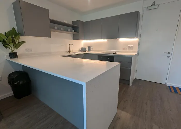 New 1br Gym Roof Terrace Lounge 맨체스터