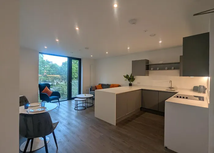 New 1br Gym Roof Terrace Lounge 맨체스터