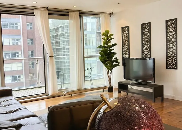 Lowry River Twin Balcony Deluxe Apartment Manchester