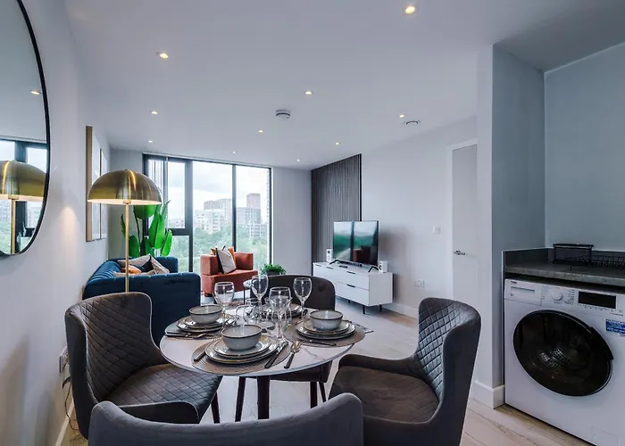 Modern 2br Parking Great Location & Amenities Apartamento Mánchester