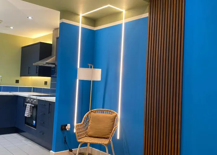 The Blue Loft - Modern Daire Manchester