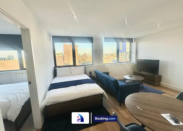 아파트 Sleeps 5 Ideal For Work Trips Up To 40 Percent Off Old Trafford Modern 맨체스터