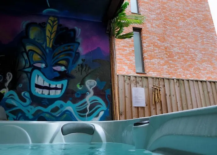 Modern 4br Townhouse - Rooftop - Hot Tub Appartement Manchester