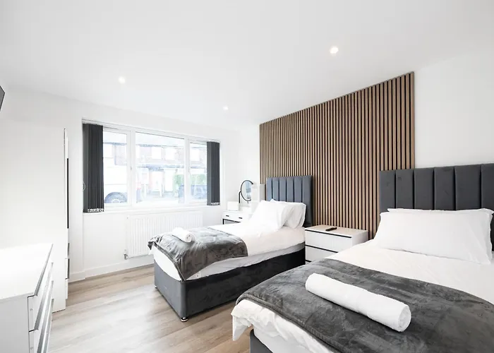 Prázdninový dům Modern 5-bed Ev Centre 10 Min Manchester