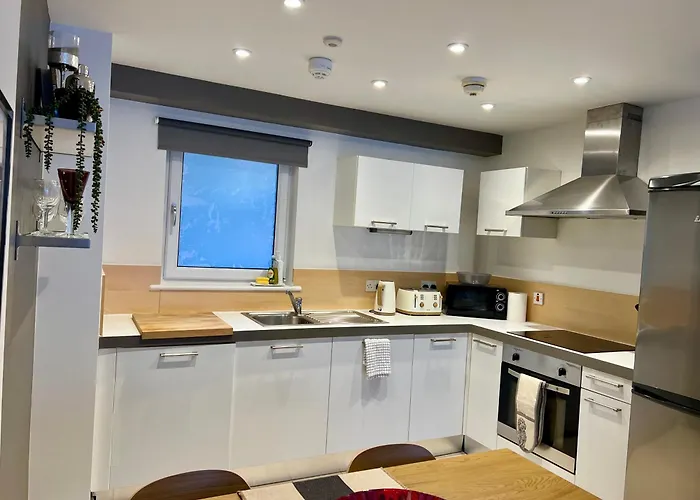 Serviced Near Ao Arena Apartament Manchester