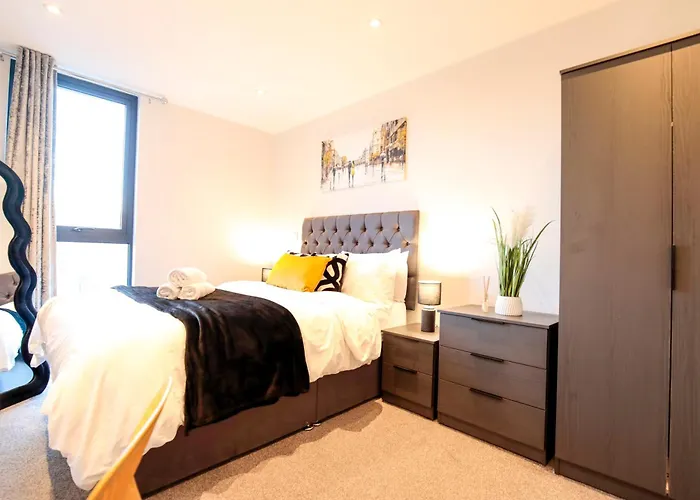 40 Percent Off Monthly 2 Bed Modern Near Piccadilly - Parking - Fast Wifi Lejlighed