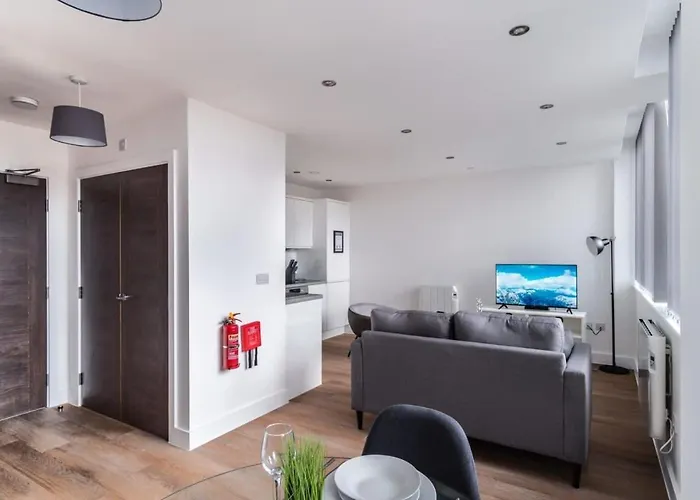 아파트 Zeni, Alexandra Rise Bright 1 Bed 맨체스터