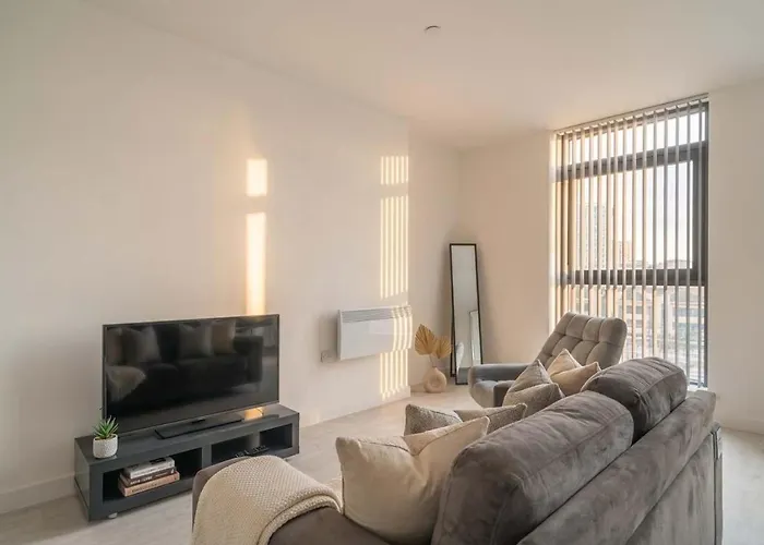 Modern In Salford Great Views Apartmán *