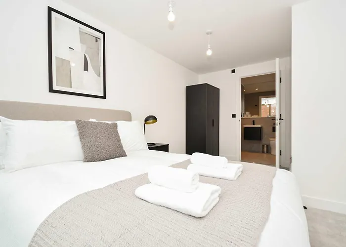 아파트 Modern 1 Bed Flat In W Balcony 맨체스터