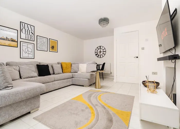 Сasa de vacaciones Modern Centre 3bd - Fire Pit - Free Parking Mánchester