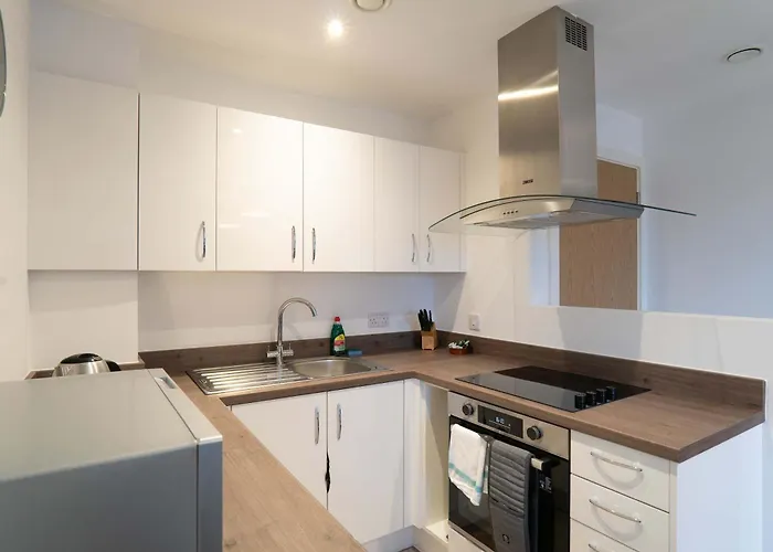 Daire Bright 1 Bed In W Balcony Manchester