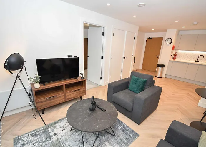 Апартаменты Contemporary Flat In W Balcony