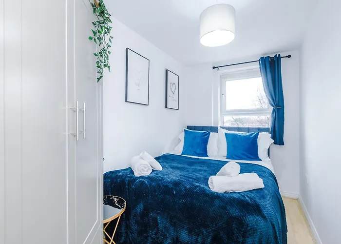 The Salford Luxe - Chic & Modern 2-bed Living - Business Or Work-friendly By Parydise Lägenhet *