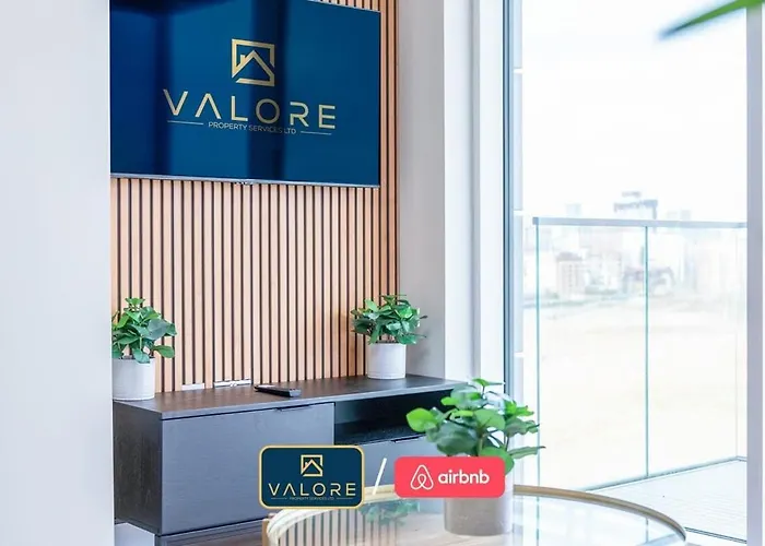 公寓 Luxury Waterfront 2br - Free Gym Access & Parking