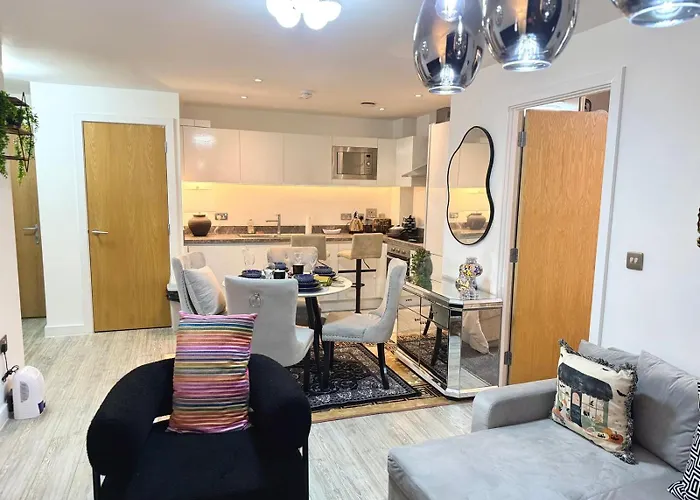 Mega12 Luxury Modern At Centre,2 Bath, 2 Toilets, 2 King Beds,-free Car Park * Манчестер