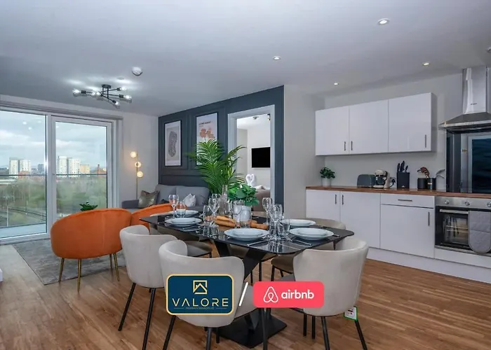 公寓 Luxury Waterfront 2br - Free Gym Access & Parking