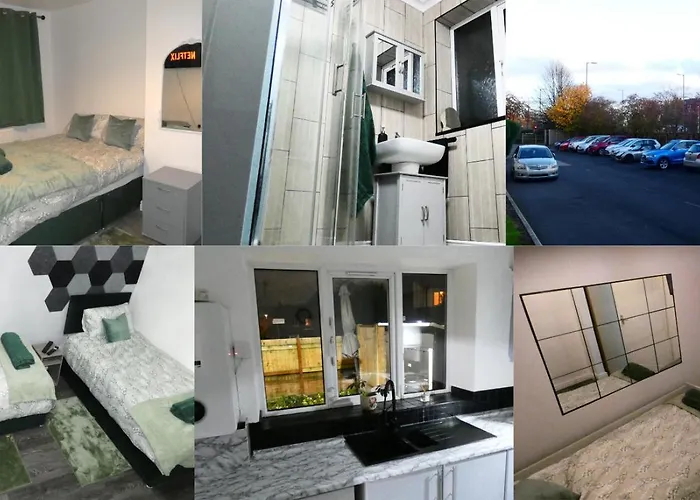 Spacious 4 Bed Maisonette Close To Salford Quays And With Smart Tvs And Netflix Perfect For Families And Contractors Apartmán *
