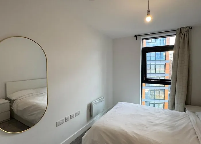 Modern 1br, Salford Quays, Near Mediacity Lägenhet *